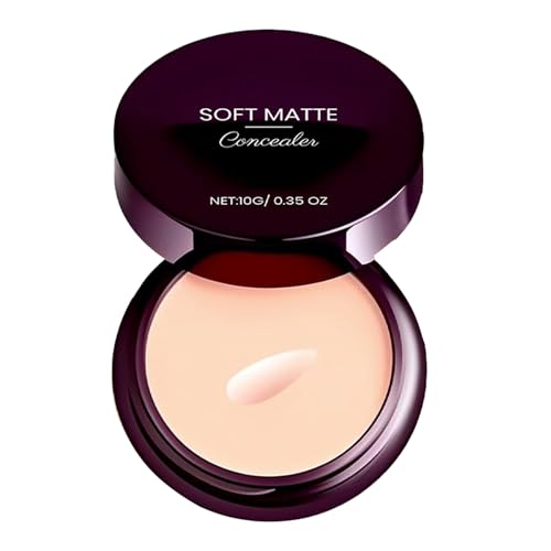 Nbbwwu Corrector De Alta Cobertura,Crema Impermeable Antimanchas - Crema Impermeable Y Ligera De Larga Duración 10G Para Uso Diario Y Eventos