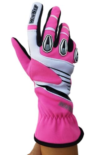 WinNet Guanti guantini per Go-Kart da bimbo bambino per mini Go Kart karting corsa sportivi traspiranti non Omologati