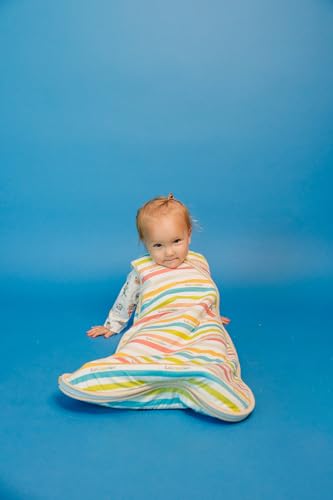 Image of Copper Pearl Baby Sleep Sack, CoComelon Stripe - Wearable Blanket for 6-12 Months, Sleeveless Sleep Sack for Baby Boy or Girl