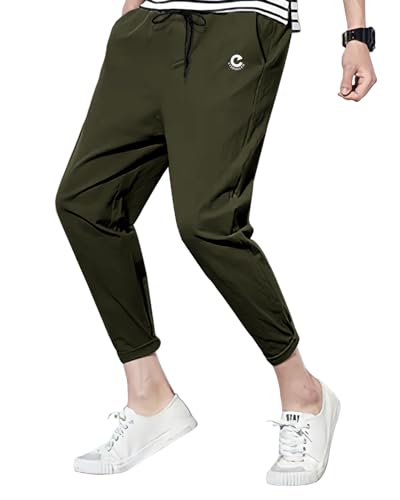 Image of EYEBOGLER Men's Solid Brand Logo Track Pants