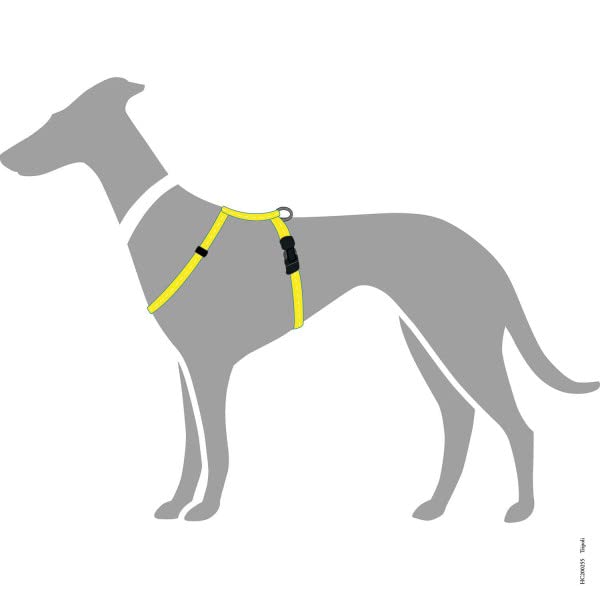 HUNTER TRIPOLI Hundegeschirr, kleine Hunde, Nylon, reflektierend, robust, XS-S, hellrosa