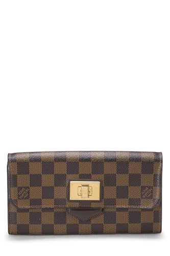 Pre-Loved Damier Ebene Rosebery Wallet, Brown