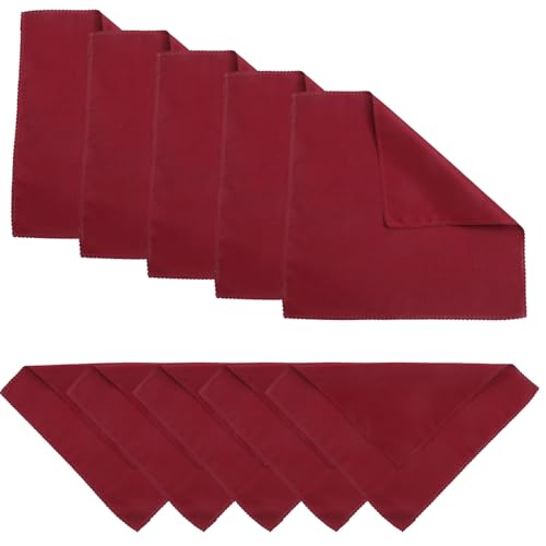 Servilletas de tela lavables color burdeos: la solución duradera frente al papel 2