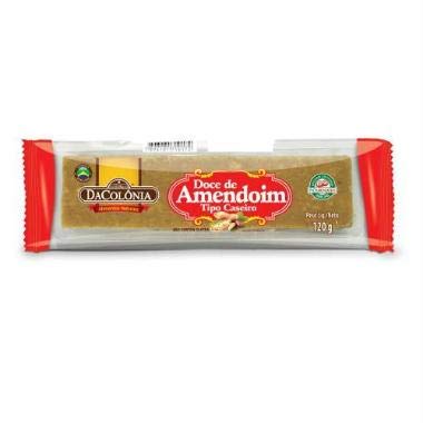 DaColonia Doce de Amendoim Tipo Caseiro 4.23 oz.  Barra de mantequilla de maní casera 4.2 oz.