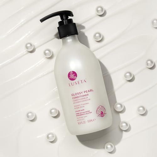 Image of LUSETA Glossy Pearl Conditioner Adds Shine for Dull Hair 16.9oz | Deep Moisture Conditioning - Helps Replenish Hydration, Enhances Natural Luster , Frizz Control and Restore Smoothness