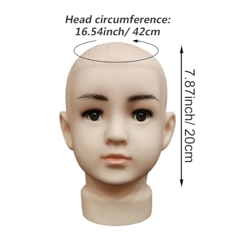 Cabeza de maniquí para bebé que optimiza la presentación visual de tus gorros 7