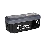 OWLTRA OW-7 in-/Outdoor Electric Rodent Trap, Instant Kill Mouse & Rat Zapper with Waterproof Cover, Sound & Light Alarm, and Batteries or USB Power Source, Waterproof Grade IPX4, Black