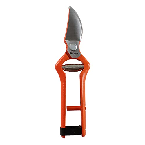 Sécateur de récolte - Modelo 95000B - Coupe Bypass pour les travaux de précision - Résistant et léger - Outil de récolte - En acier forgé - Altuna, Black/White