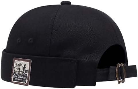 Casquette Sans Visiere Homme Malaxlx Chapeau Docker Pour Homme - Casquette Sans Bord - Bonnet Tête Casquette Docker Homme