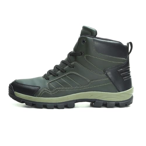 Image of THUNDER Men's Classic Comfort Stylish Fashion Adventure Hiking Trekking Boots High-Top