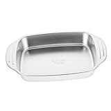 DIYEAH Grilltablett Für Induktionsherd Rechteckige Bratpfanne Für Fisch Und Kleine Meeresfrüchte Flaches Design Für Einfaches Wenden Und Servieren Für Zuhause