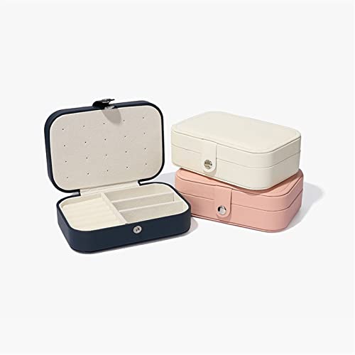 Petite boîte à bijoux nomade en cuir pour organiser vos voyages et week-ends