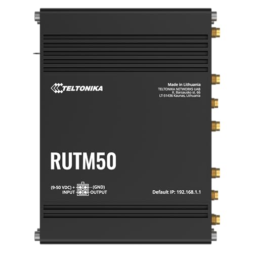RUTM50 North America/Standard Package with Universal PSU, 5G Backward COMPATIB
