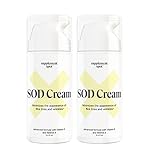 Superoxide Dismutase SOD Anti Aging Cream, Anti Aging Face Cream to Repair Fine Lines & Wrinkles for Smoother, Firmer & Younger Looking Skin, Superoxide Dismutase Face Moisturizer (3.4 oz 2 Pack)