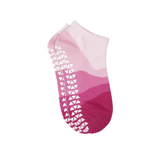 Image of Mint & Oak Pilates Socks with Grips for Women, Ankle Length Non-Slip Yoga Socks, Cotton Ideal For Yoga, Pilates, Gym, Workout, Cute Women's Gift