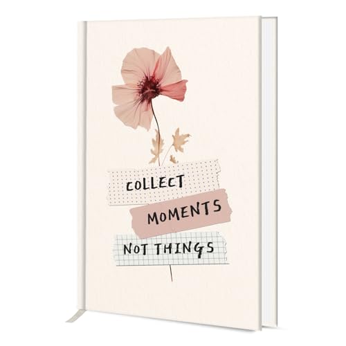 Image of Hard Bound Notebook for Girls & Women | A5 Ruled Journal | 192 Pages | 80 GSM Premium Paper | Designer Laminated Cover | Ribbon Bookmark | Notebook for School, College, Office, Journaling & Note Taking (DM4005)