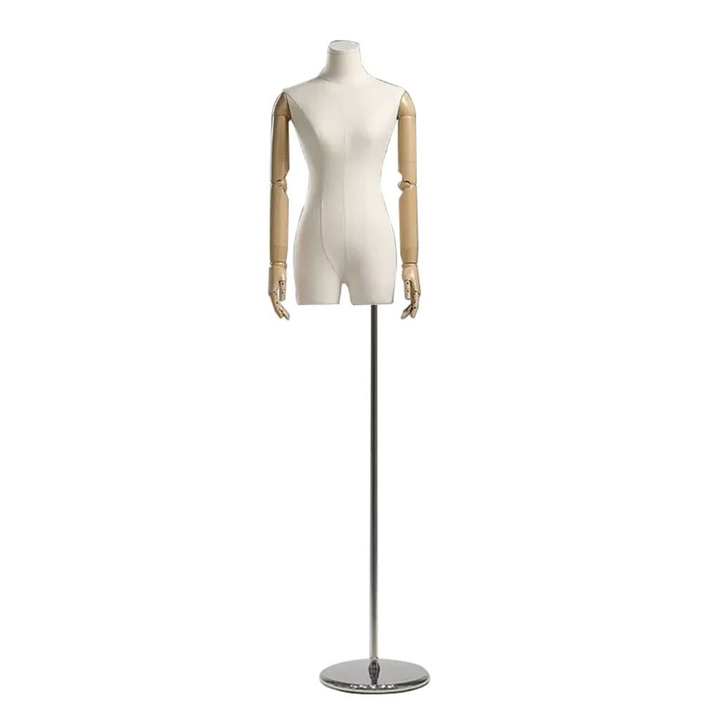 Buste de mannequin féminin réglable 150-220 cm plastique pour créateurs de mode