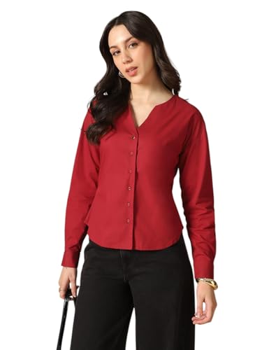 Image of Globus Women Shirt (8909389011244 Maroon S)