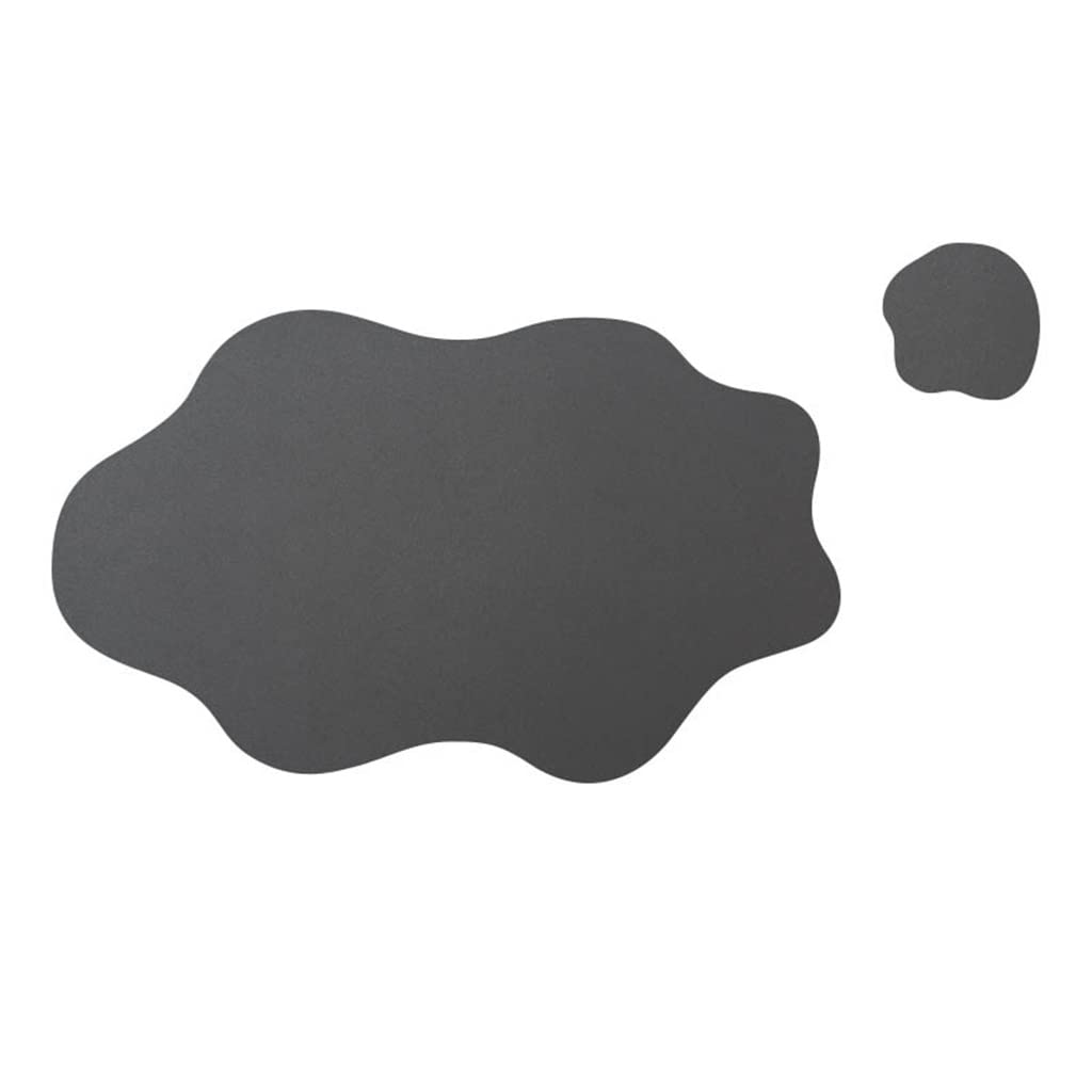 IANSHFKN 4 Pcs Tableware Pad Placemat Table Mat Heat Insulation Leather Bowl Coaster Kitchen