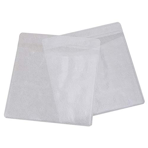 Fundas para CD y DVD con ventana transparente y solapa Mxfans para ahorrar espacio 2