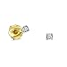 Produktbild Miore Ohrringe Damen 0.02 Ct Solitär Diamant runde Ohrstecker aus Gelbgold 9 Karat / 375 Gold, Ohrschmuck