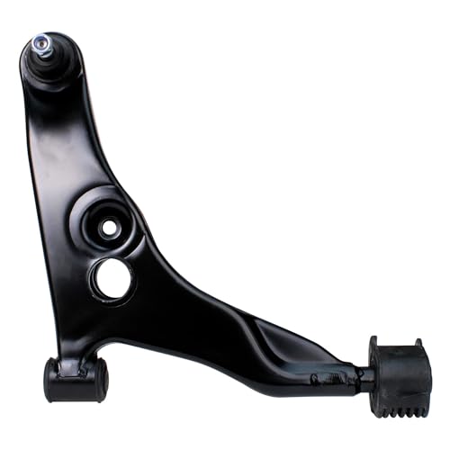 Image of Detroit Axle - Front End 8pc Suspension Kit for 1997-2002 Mitsubishi Mirage, 2 Lower Control Arms w /Ball Joints 4 Tie Rods 2 Boots 1998 1999 2000 2001 Replacement