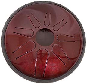Idiopan Lunabell 8-Inch Tunable Steel Tongue Drum - Ruby Red