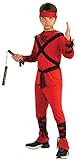 Rubies Red Ninja Child's Costume, Small
