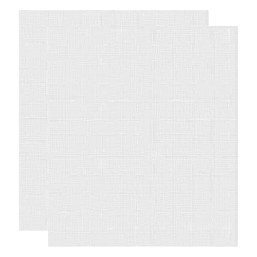 2 PCS 40x100cm Large Canvas for Painting Cotton Blank Canvas Panels White Painting Canva Boards for Acrylic Oil Watercolor und Mixed Media Professional Art Canvases