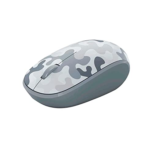 Image of Microsoft Bluetooth Mouse - Arctic Camo. Compact, Comfortable Design, Right /Left Hand Use, 3-Buttons, Wireless Bluetooth Mouse for PC /Laptop /Desktop, Works with for Mac /Windows Computers