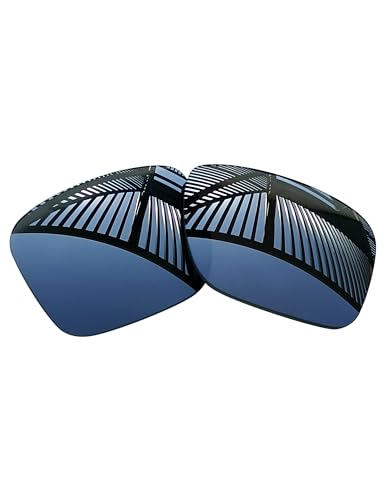 Image of 4 Pairs Replacement Lenses for Oakley Jupiter Squared OO9135 Sunglasses - Solid Black+Titanium+Ice Blue+Fire Red