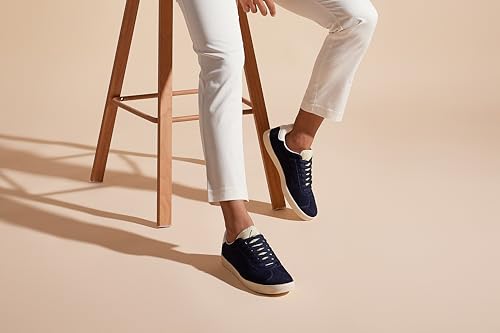 Image of LUDIC Eclipse Vegan Suede Sneakers for Men Work and Play Business Casual Shoes