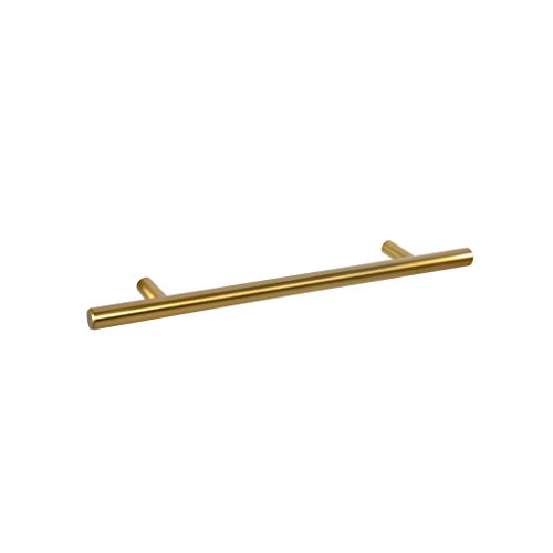 CKP Brand #3489-6-5/16 in. (160mm) Steel Bar Pull, Amber Gold