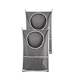 2 Pack Door Hanging Laundry Hamper Bag,Laundry Hamper Bags Collapsible, Over Door Laundry Bag,Large