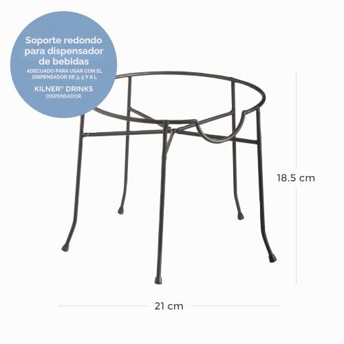 Miniatura 2 de Kilner Soporte Redondo Para Dispensador De Bebidas, Acero Inoxidable
