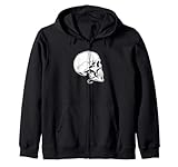 T-shirt de Noël avec tête de mort en sucre d'orge avec un crâne de Noël avec sucre d'orge dans sa bouche. Parfait pour tous ceux qui aiment Noël, les cannes à sucre d'orge et les crânes