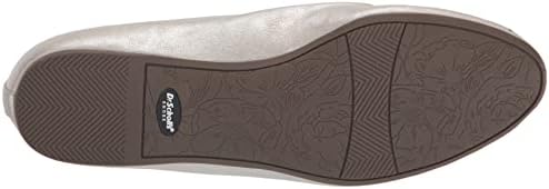 Dr. Scholl's Shoes Women's Giorgie Slip On Ballet Flat, Silver, 11 | Image 3