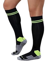 NEVER LOSE Sports Running Football Soccer Plain Long Socks Over Knee High Socks