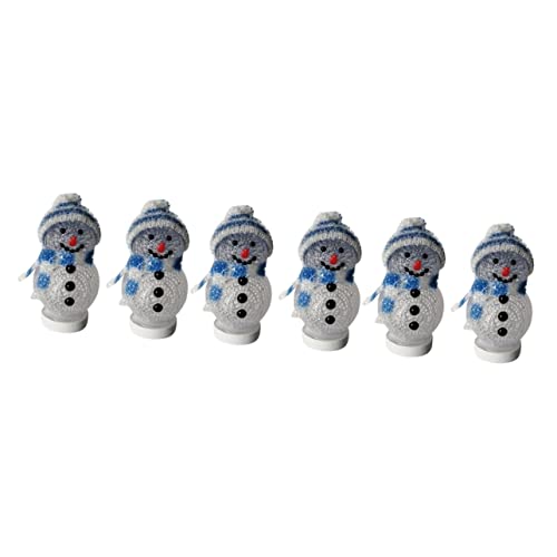 Luces de noche para niños tipo muñeco de nieve USB en pack de 6 unidades para decoración