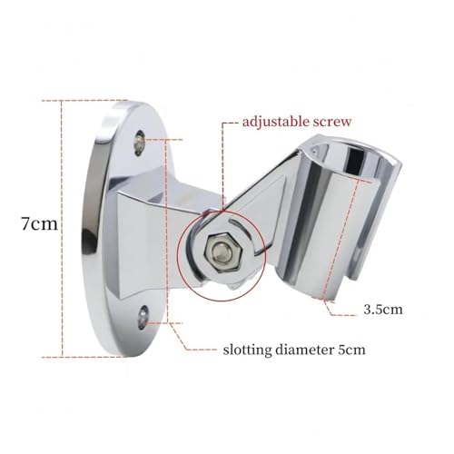 Support de base fixe orientable pour optimiser l'angle de votre douche