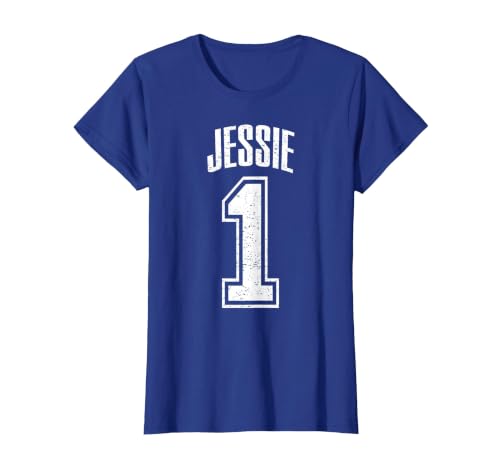 Jessie 1 Fan Sports Graphic Men Women T-Shirt, Women, Royal Blue, XX-Large