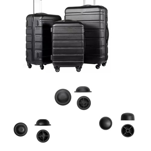 Image of Luggage Feet Pads,2 Pcs Luggage Feet Pads Luggage Replacement Part Bottom Stud Stand Suitcase Feet Pad Suitcase Stand Feet Accessories
