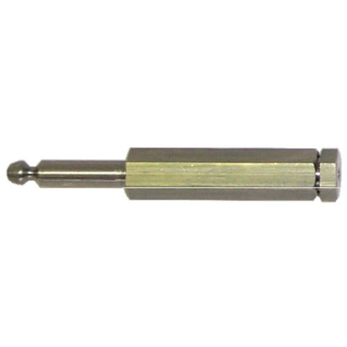 Lind Equipment AV65 Static Grounding Bayonet Plug, Stainless Steel, Hexagonal Shape Construction