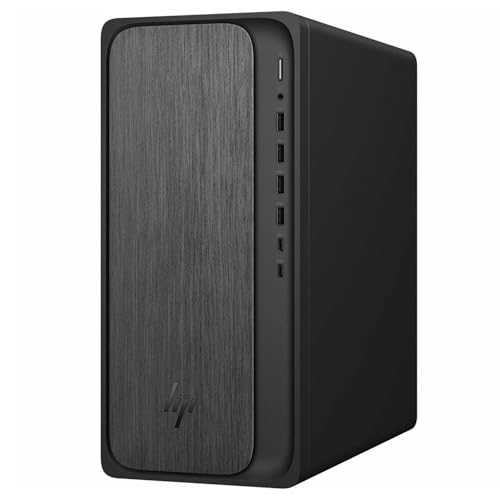 Image of HP OmniDesk AI PC Desktop (AMD Ryzen 7 8700G, 64GB DDR5, 8TB PCIe SSD, AMD Radeon 780M, 400W PSU, WiFi 6, Bluetooth 5.4, RJ-45, 1 Display Port, HDMI, Win 11 Pro) w /Premium Backpack