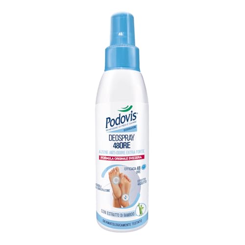 PODOVIS Deospray 48ore, Deodorante Spray Piedi - Azione...