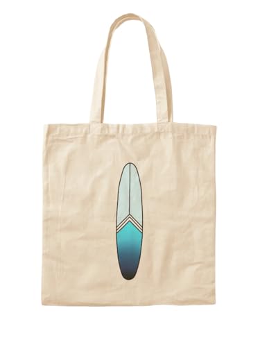 Sac fourre-tout bleu pour planche de surf en toile robuste et finitions soignées