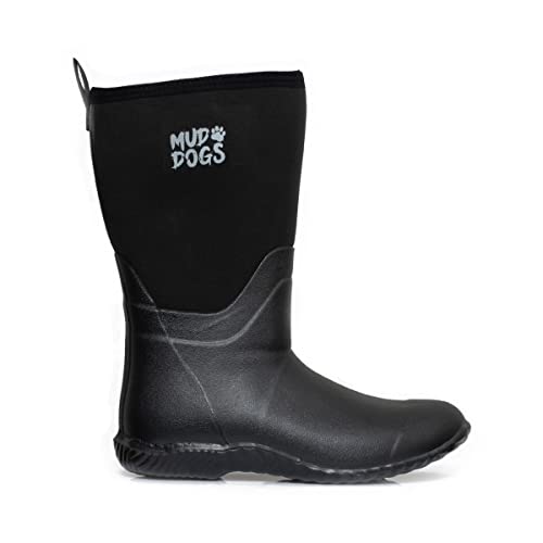 Mud DogsRUTLAND MID Mens Womens Unisex Waterproof Dog Walking Neoprene Ankle Wellington Boots