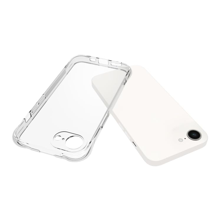 Image of Compatible for [ iPhone 16e ] Bumper Back Case Cover for [ iPhone 16e ] - Transparent