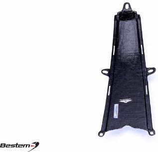 Bestem CBDU-696-TPD Black Carbon Fiber Tank Pad Cover for Ducati Monster 696 796 1100