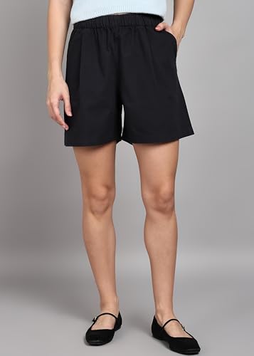 Image of Alan Jones Clothing Women's Cotton Easy Shorts | 100% Cotton Casual Shorts
